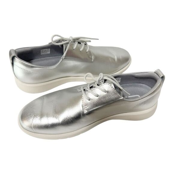 Silver Women's Sneakers - Picture 2 of 10